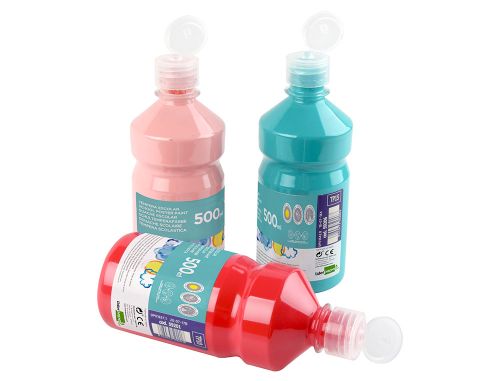 Guache escolar liderpapel 500 ml amarelo limao , Liderpapel , 59194 , 8423473591943